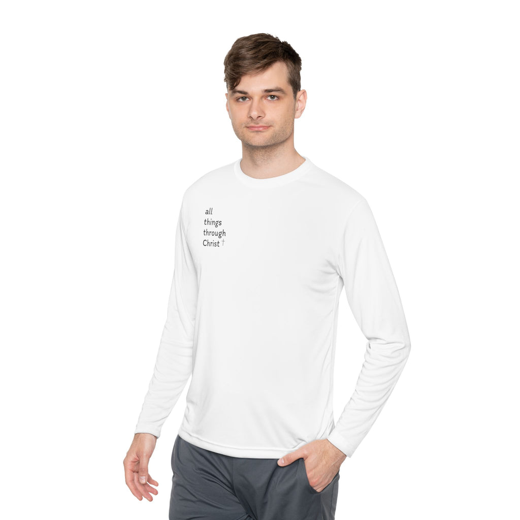 All Things Through Christ - Unisex Lightweight Long Sleeve Tee
