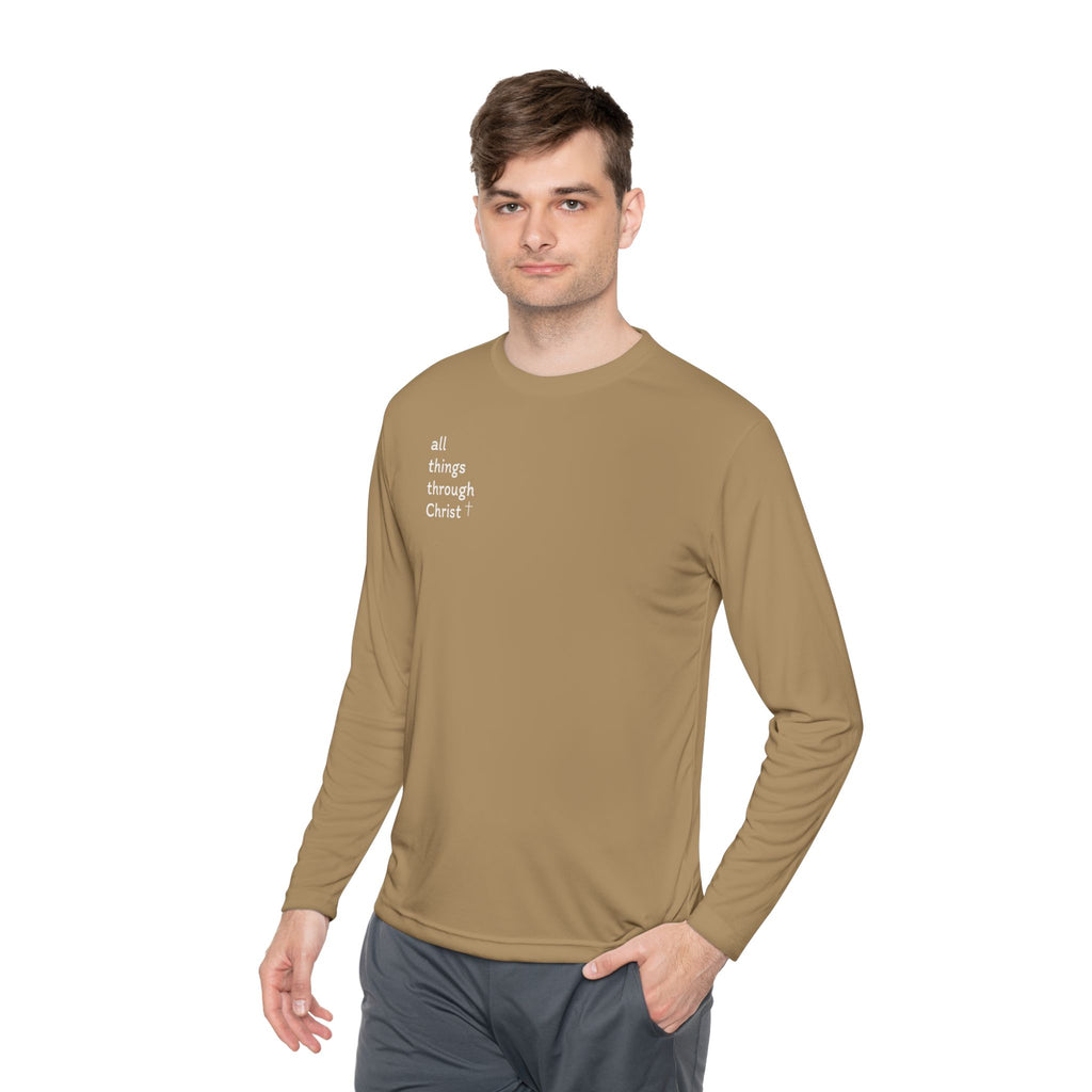 All Things Through Christ - Unisex Lightweight Long Sleeve Tee