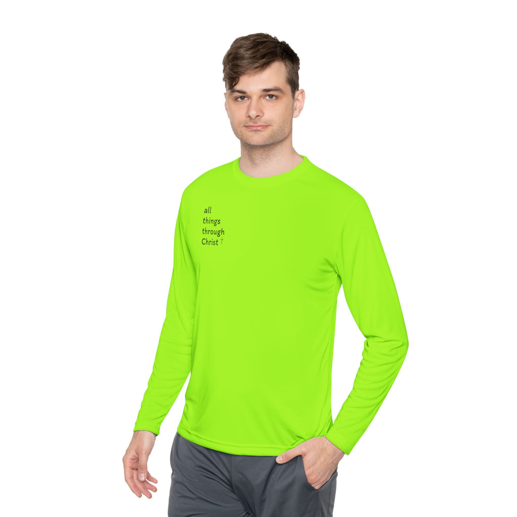 All Things Through Christ - Unisex Lightweight Long Sleeve Tee