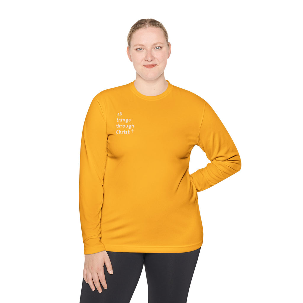 All Things Through Christ - Unisex Lightweight Long Sleeve Tee