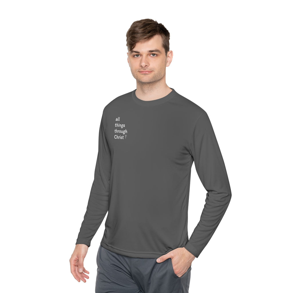 All Things Through Christ - Unisex Lightweight Long Sleeve Tee