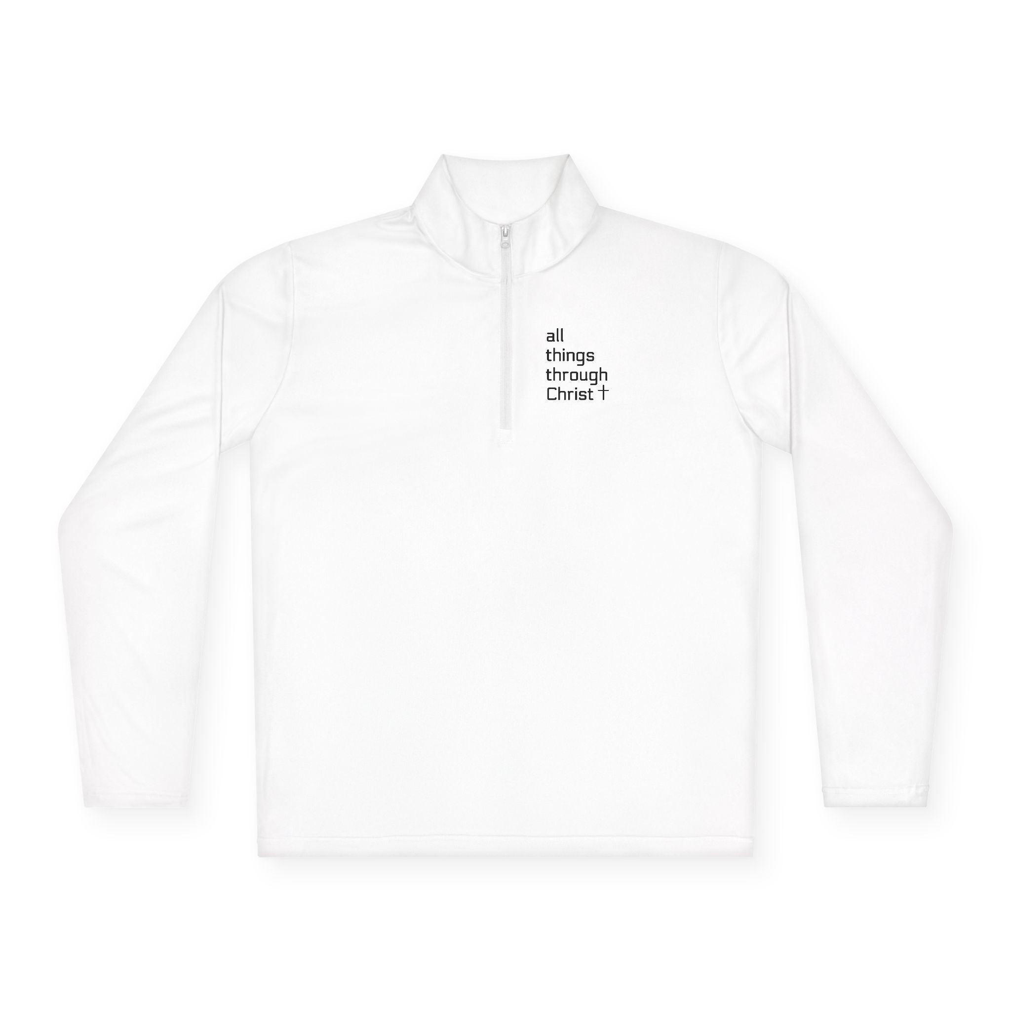 Men's: All Things Through Christ - Quarter-Zip Pullover