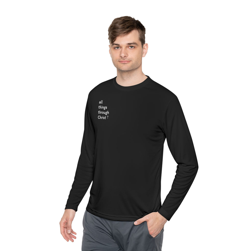All Things Through Christ - Unisex Lightweight Long Sleeve Tee