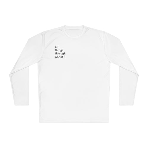 All Things Through Christ - Unisex Lightweight Long Sleeve Tee