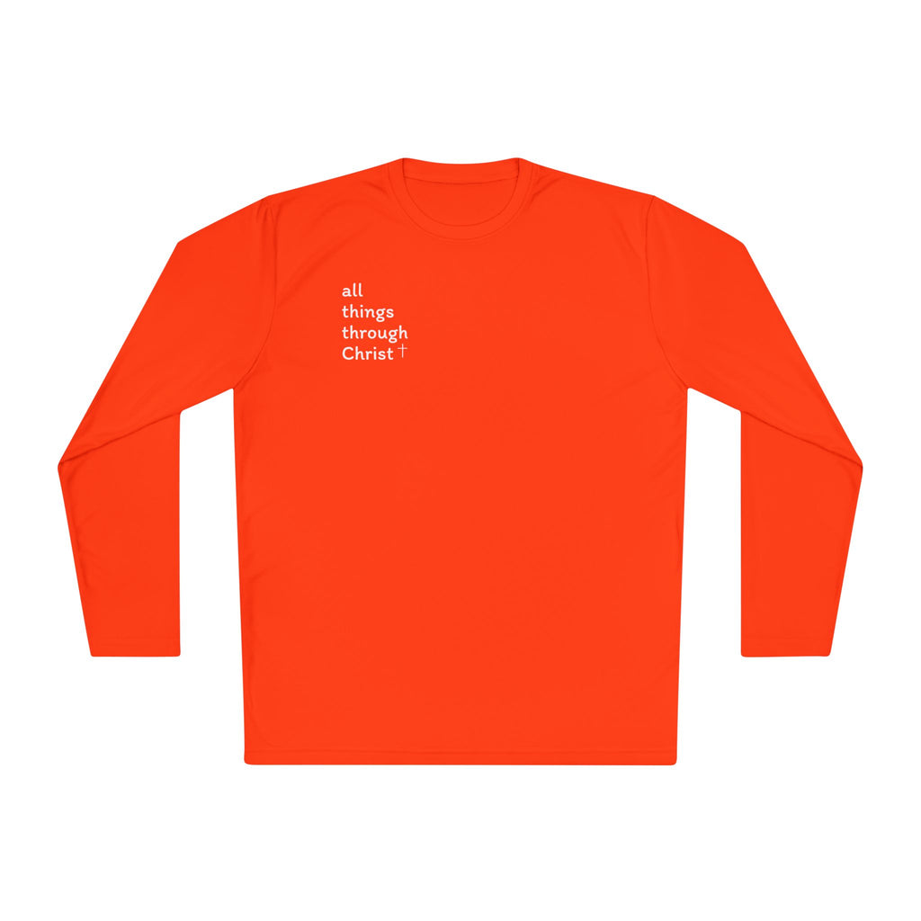 All Things Through Christ - Unisex Lightweight Long Sleeve Tee
