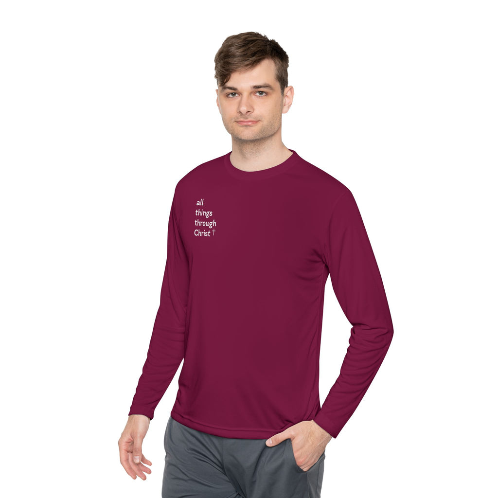 All Things Through Christ - Unisex Lightweight Long Sleeve Tee